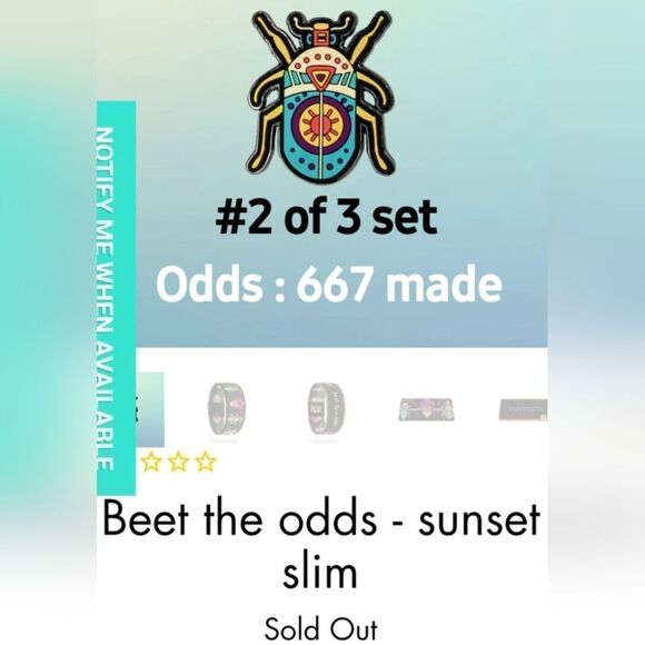 ZOX "BEET THE ODDS" #993 OF 1000 MADE ZOTD W MAGNET & WRISTBAND - Picture 7 of 12